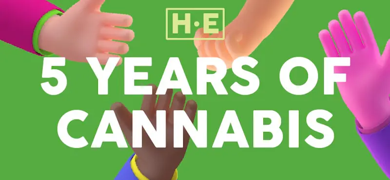 Higher Education: Five Years of Cannabis